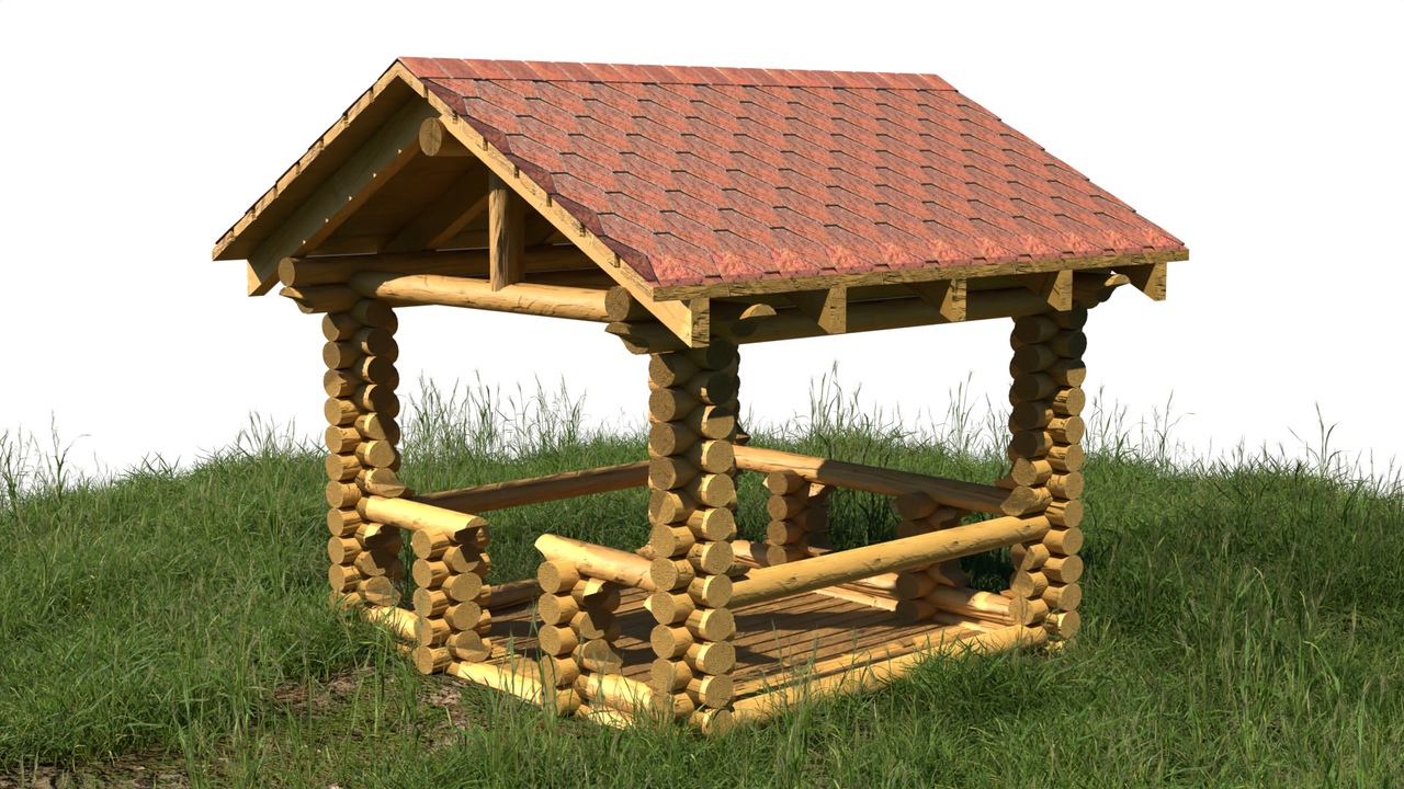 модель беседки