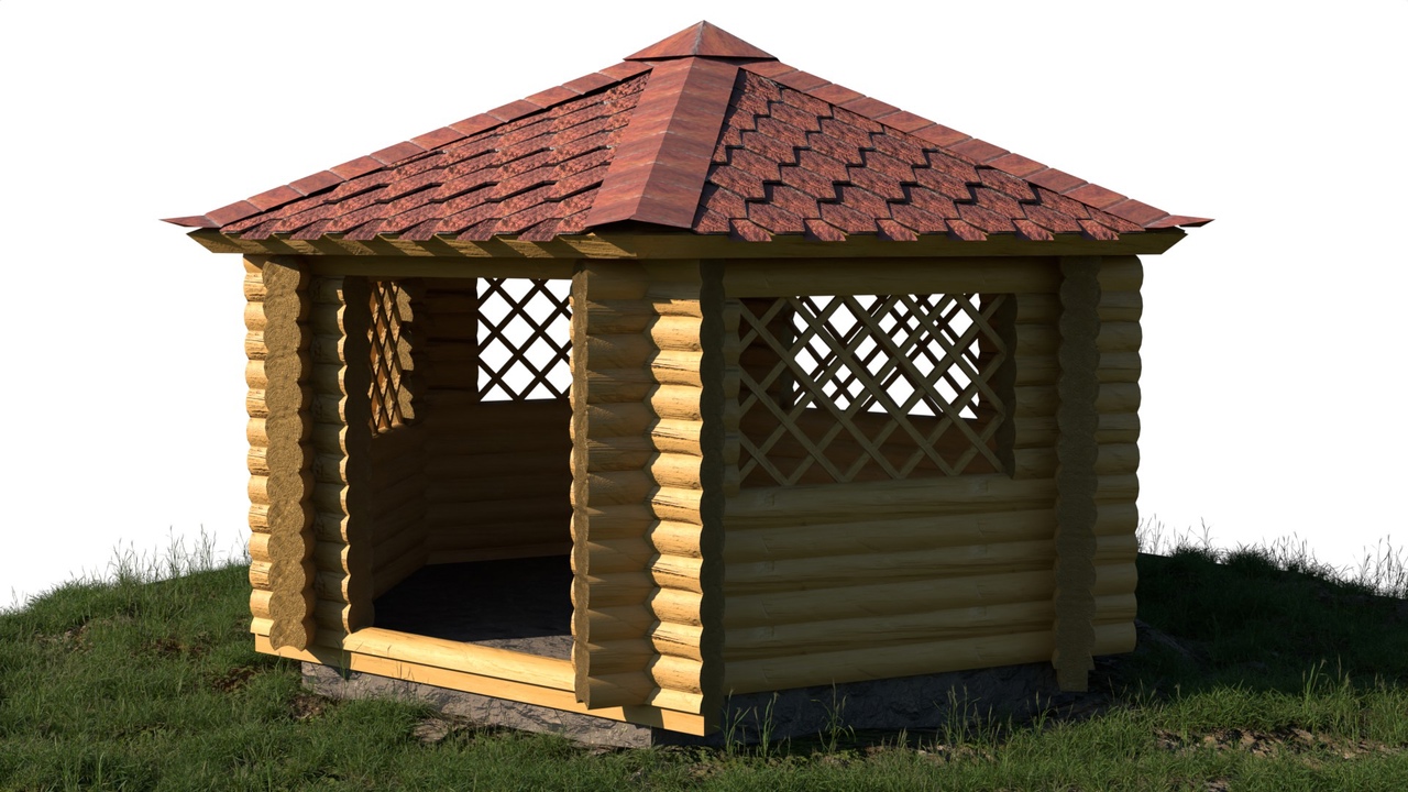 модель беседки